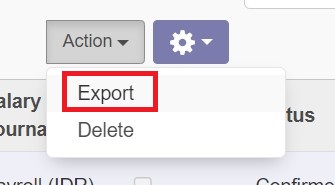 Export Specific Data