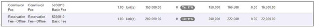 Import invoice with account